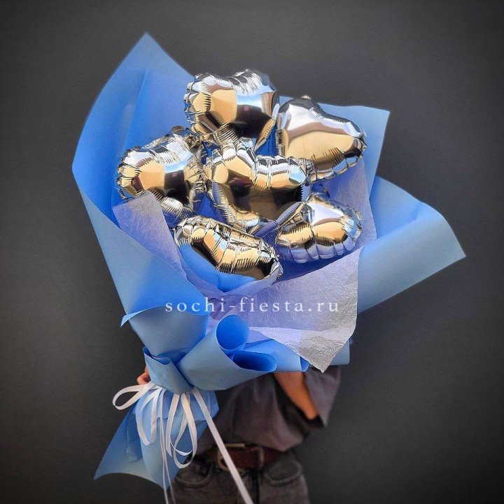 Букет из шаров сердец  №2 в Мурманске