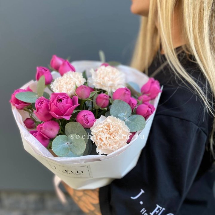 Букет с мисти бабблс №2 в Мурманске