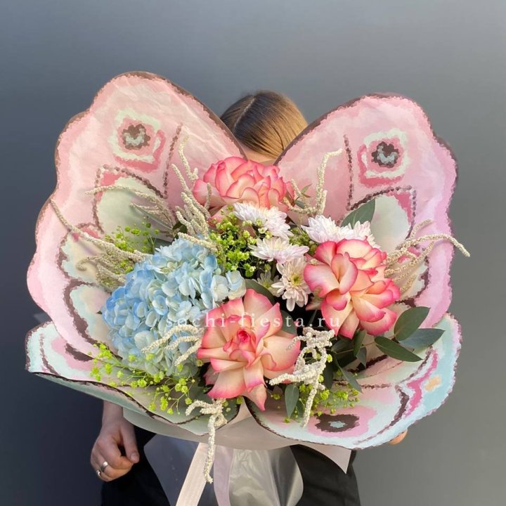 Дизайнерский букет бабочка №5 в Мурманске