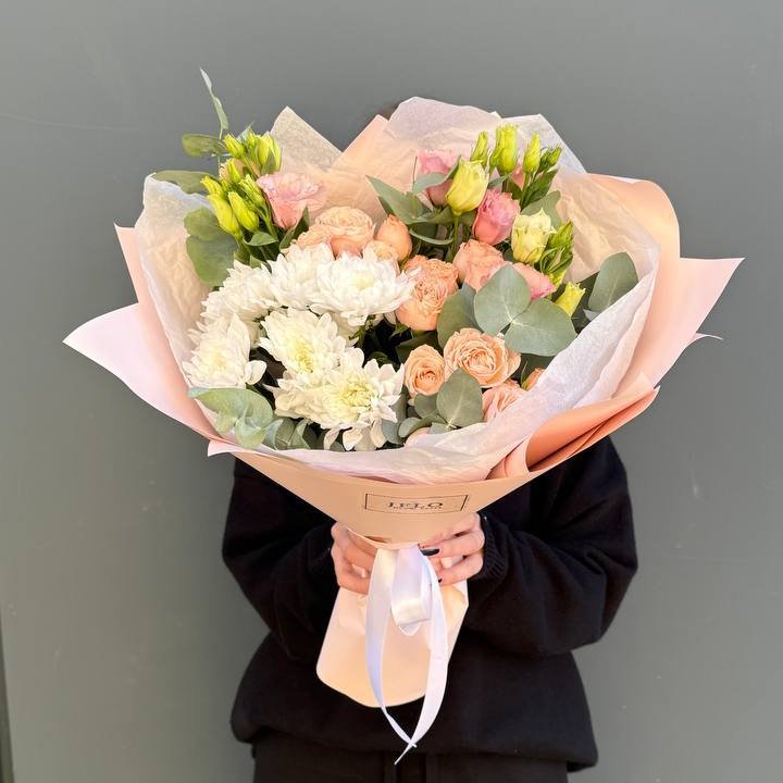 Букет "Персиковая нежность" в Мурманске