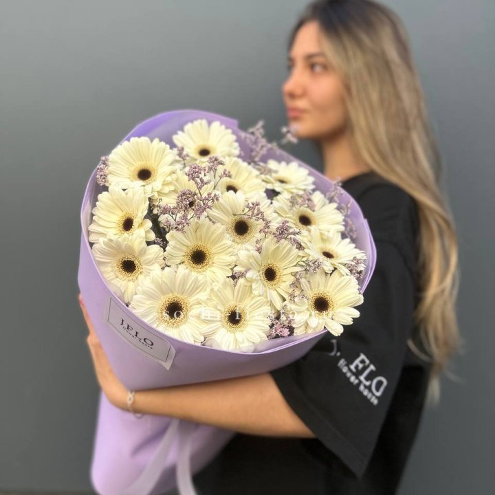 Букет голландских гербер "Лавандер" в Мурманске
