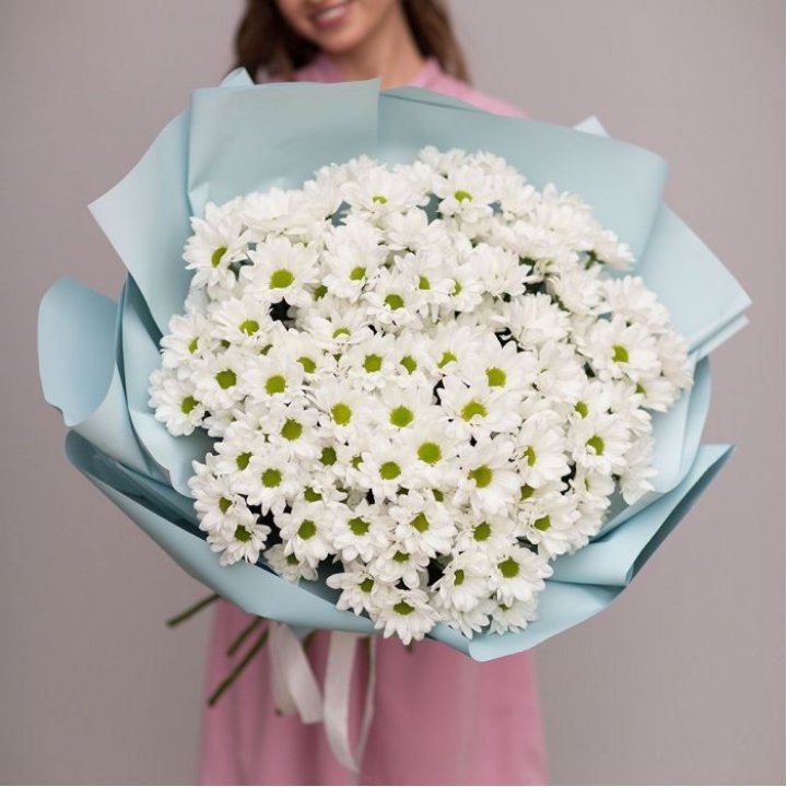  Букет хризантем "Бон-бон" в Мурманске