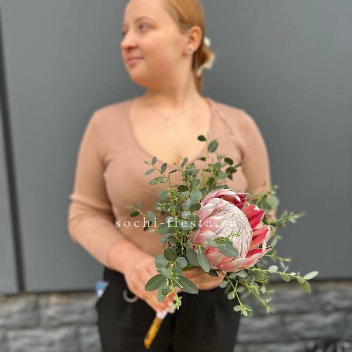 Свадебный букет "Протея" в Мурманске