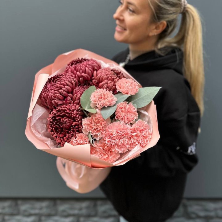 Дуо диантусы и бигуди в Мурманске