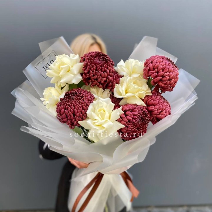 Дуо бигуди и розы в Мурманске