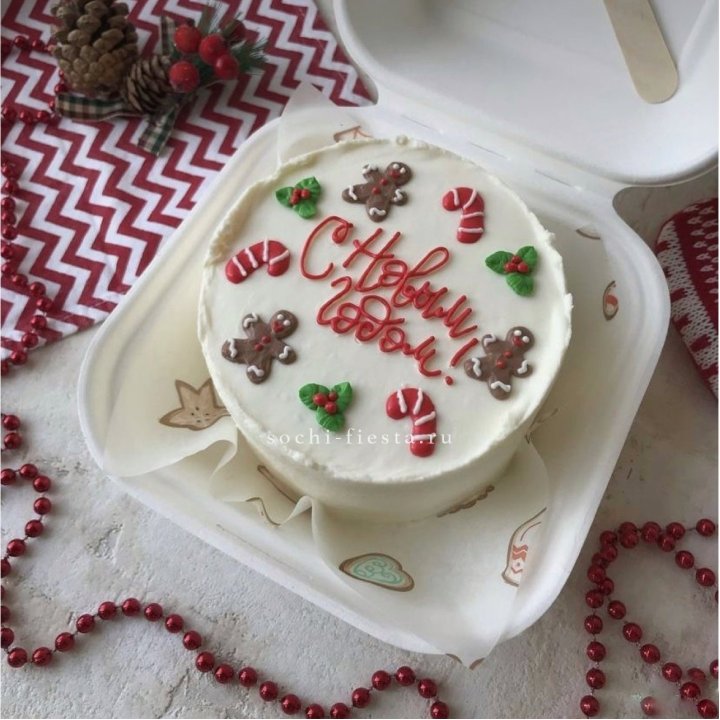 Бенто-торт "С Новым Годом!" в Мурманске