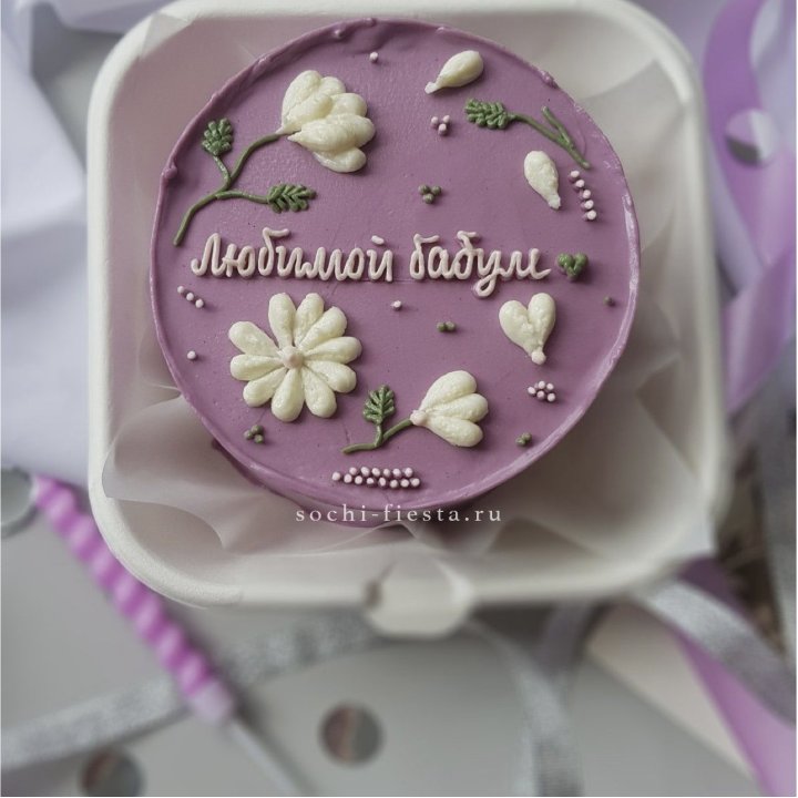 Бенто-торт "Любимой бабуле" в Мурманске