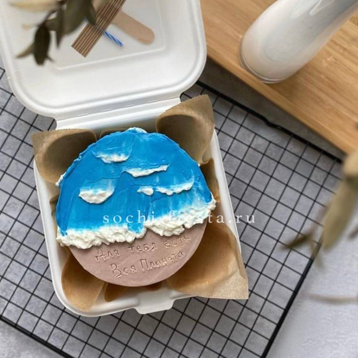 Бенто-торт "Для тебя это небо" в Мурманске