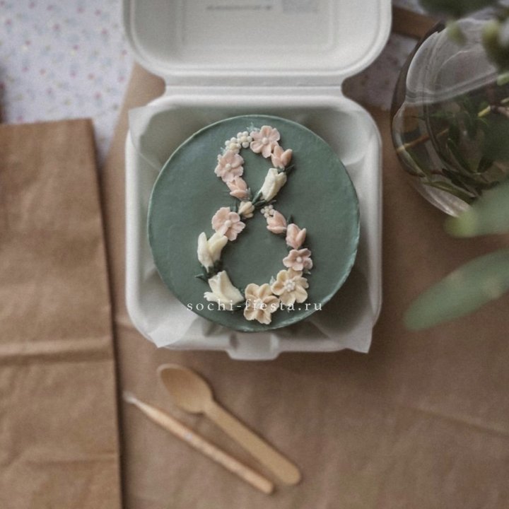 Бенто-торт "8 марта" green  в Мурманске