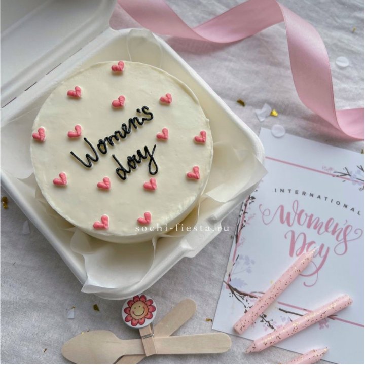 Бенто-торт "Дорогим женщинам"  в Мурманске