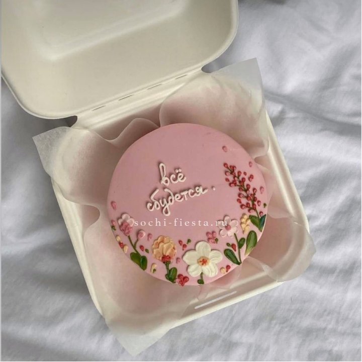 Бенто-торт "Все сбудется"  в Мурманске