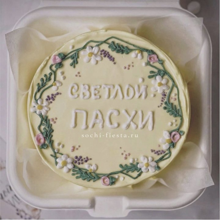 Бенто-торт "Светлой Пасхи" 2 в Мурманске