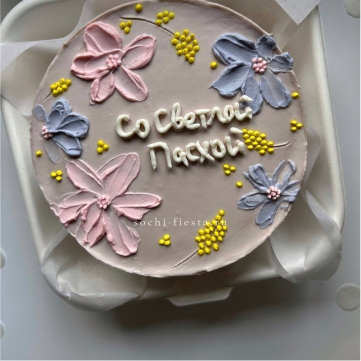 Бенто-торт "Светлой Пасхи" 3 в Мурманске