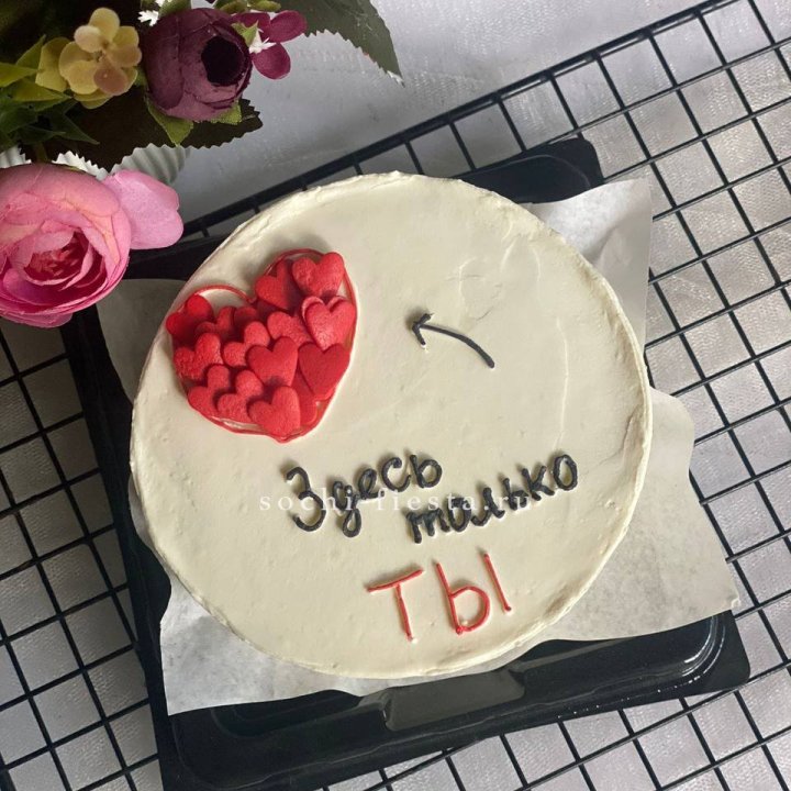 Бенто-торт "В моем сердце только ты"  в Мурманске