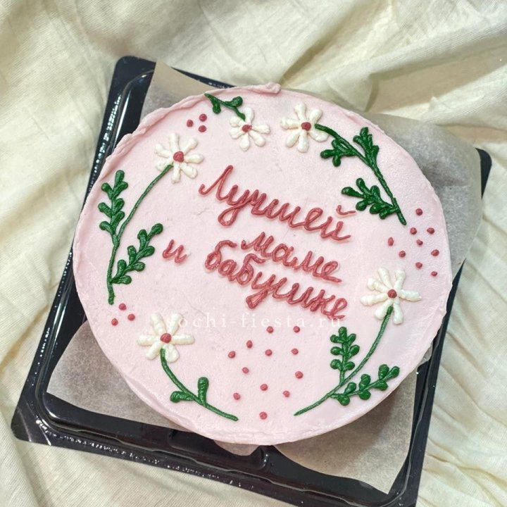 Бенто-торт "Лучшей маме и бабушке"  в Мурманске