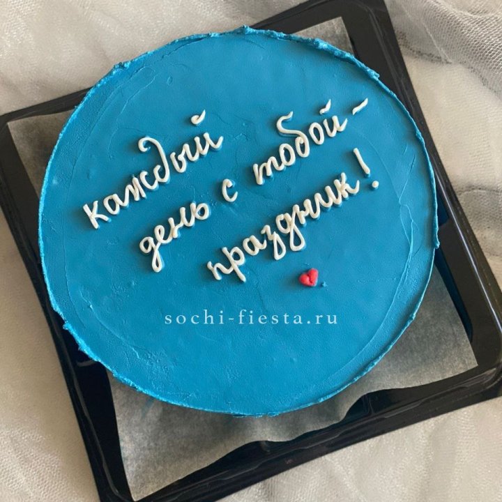 Бенто-торт "Каждый день с тобой праздник"  в Мурманске