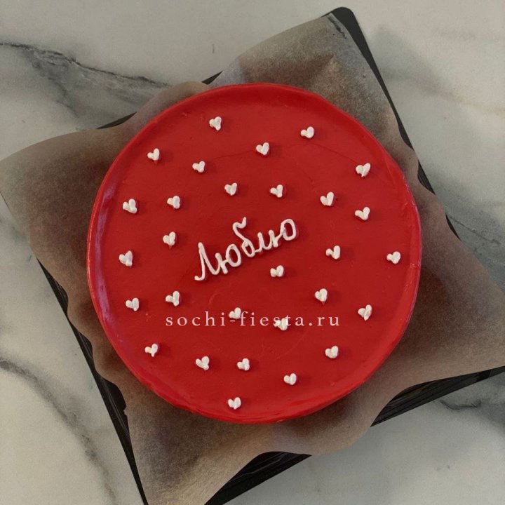 Бенто-торт "Люблю" в Мурманске
