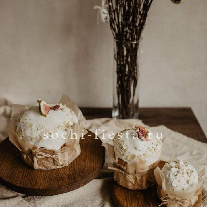 Кулич мини с изюмом в Мурманске