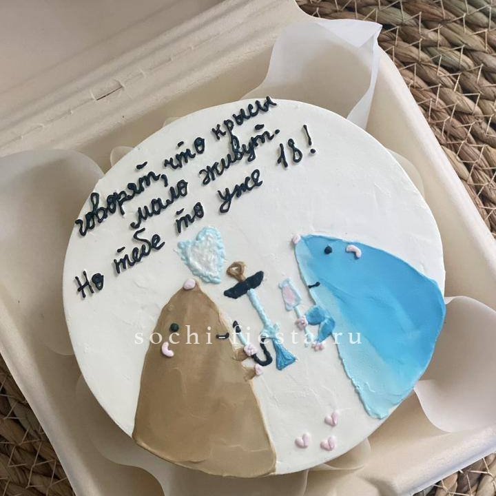 Бенто-торт "Крысы"  в Мурманске