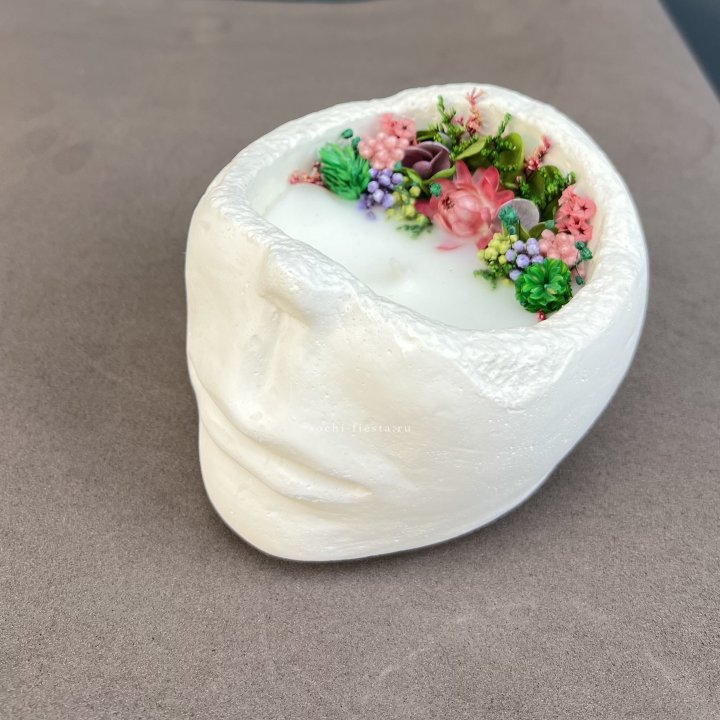 Свеча ароматическая в гипсе  в Мурманске