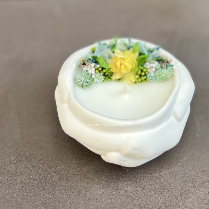 Свеча ароматическая в гипсе Руки в Мурманске