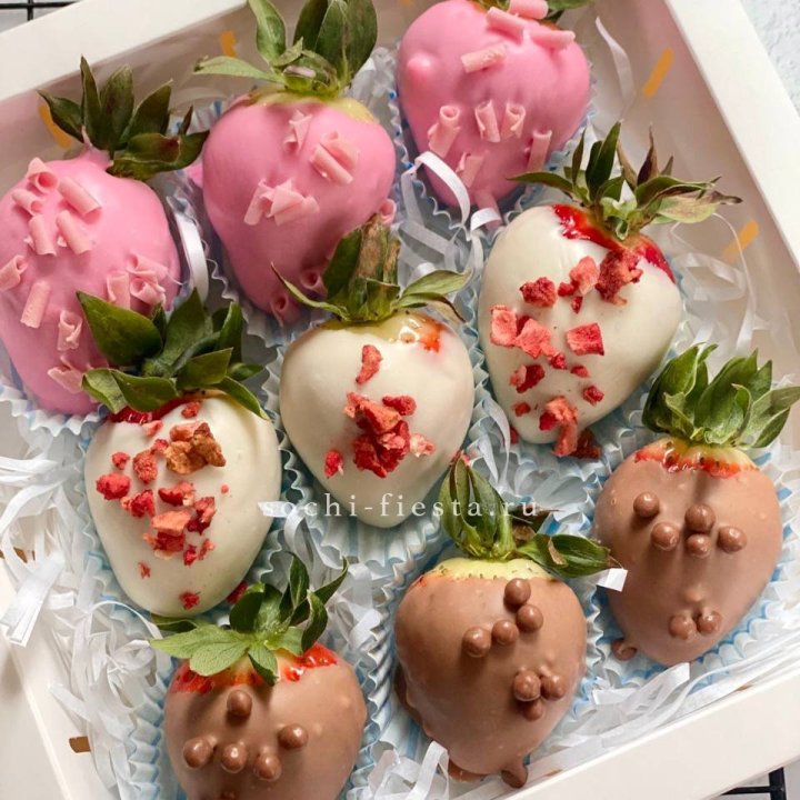 Клубника в шоколаде 9 ягод в Мурманске