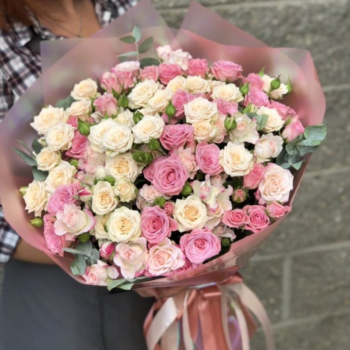 21 кустовая роза в Мурманске