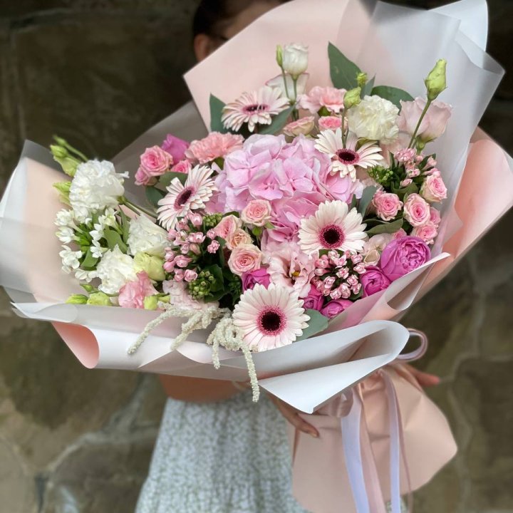 Авторский букет Пич в Мурманске