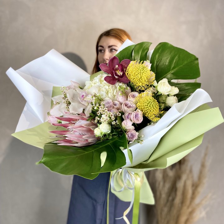 Дизайнерский букет экзотики в Мурманске