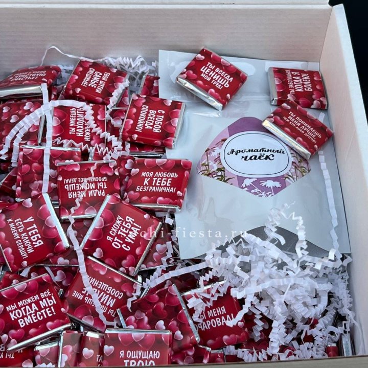 Набор Шоколад и Чай "101 причина любви" в Мурманске