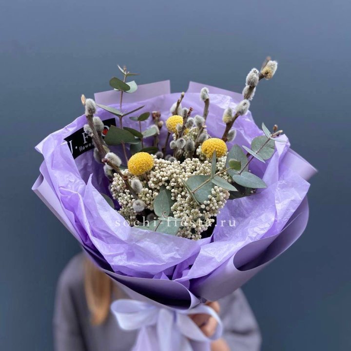 Букет с Вербой №1 в Мурманске