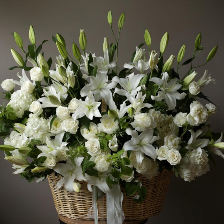 Цветочная корзина макси №3 в Мурманске