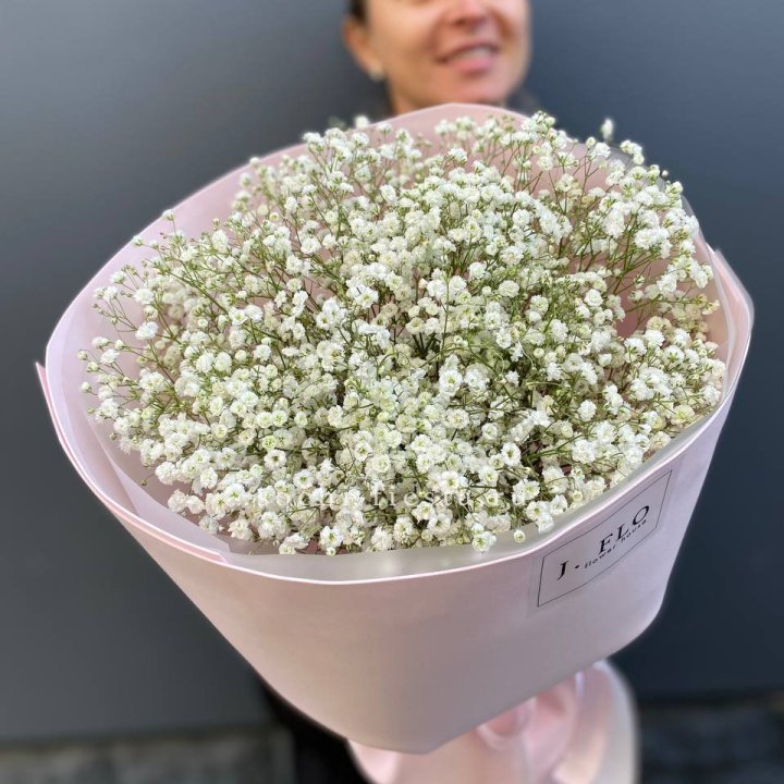 11 белых гипсофил в фоамиране в Мурманске