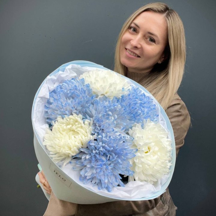 Букет из 7 хризантем  в Мурманске