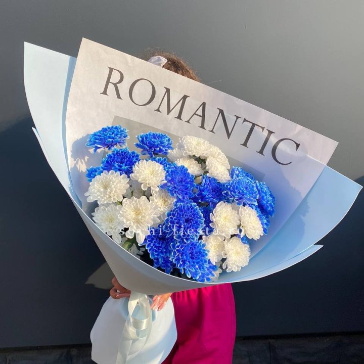 Букет кустовых хризантем  в Мурманске