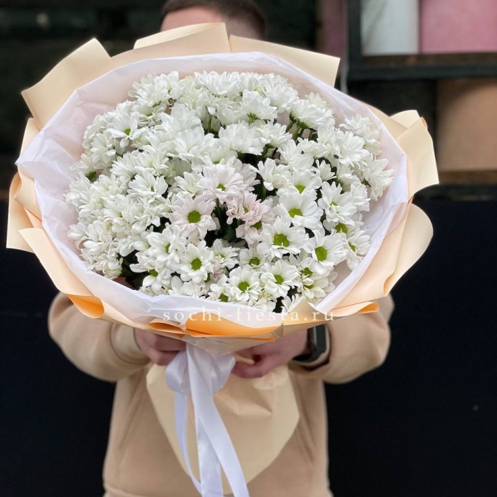  Букет хризантем в Мурманске