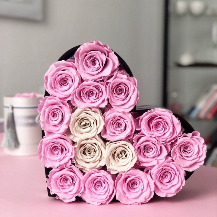 Сердце из роз в Мурманске