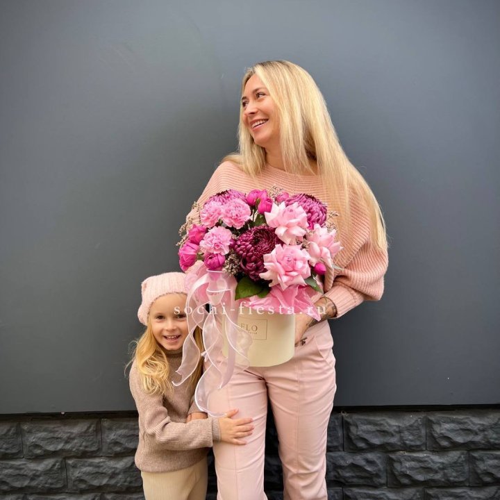 Цветочный бокс "Альба" в Мурманске