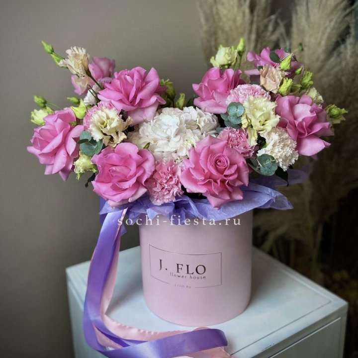 Цветочная коробка "Мишель" в Мурманске