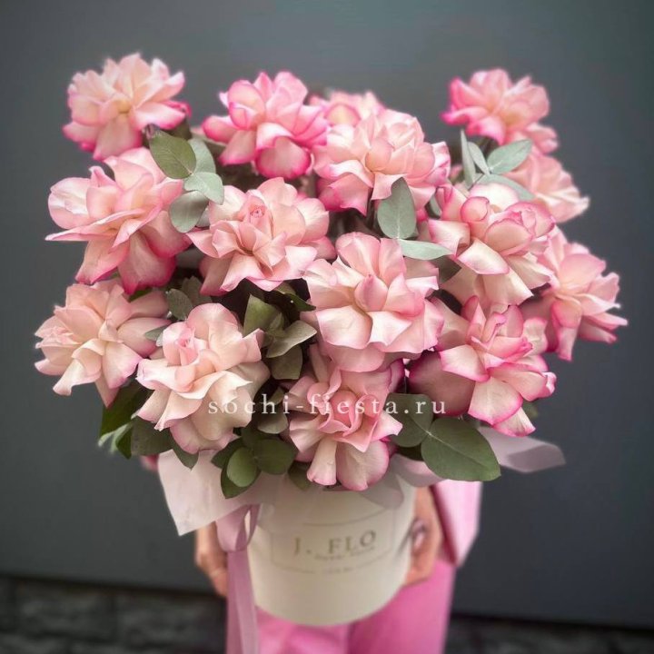 17 Французских  роз Венди в боксе в Мурманске