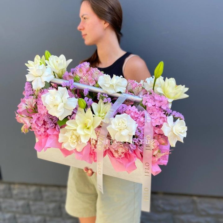 Большой бокс розовый в Мурманске