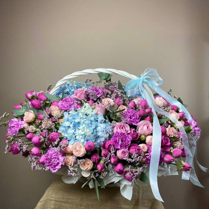 Авторская корзина "Лавандерия" в Мурманске