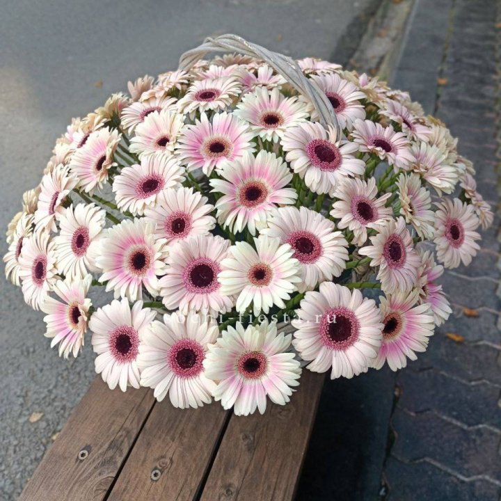 Корзина с герберами  в Мурманске
