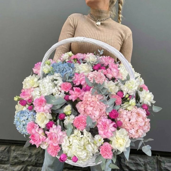 Цветочная корзина №3 в Мурманске