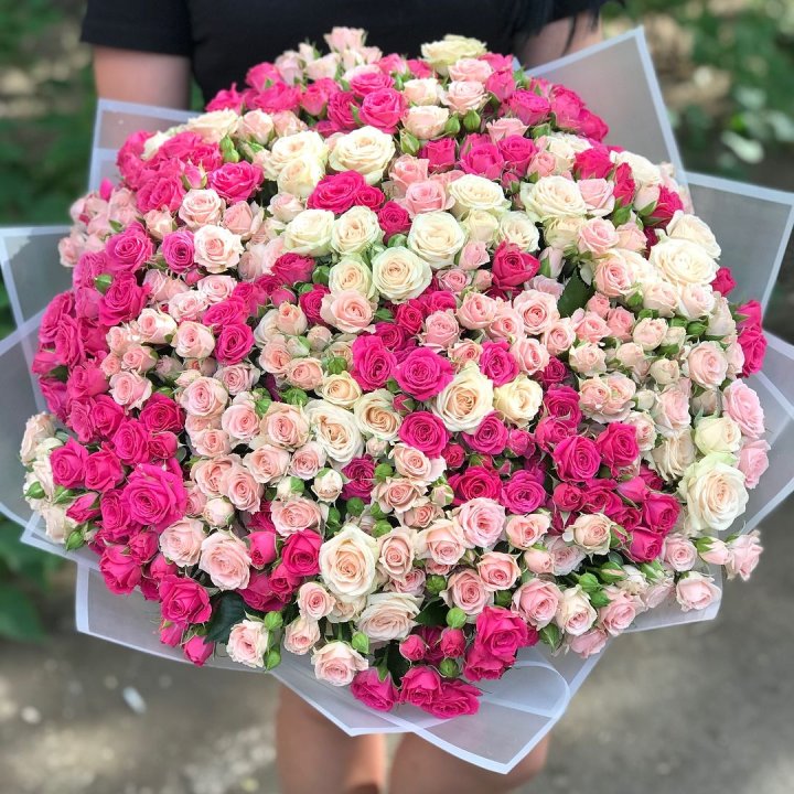 101 кустовая роза в Мурманске