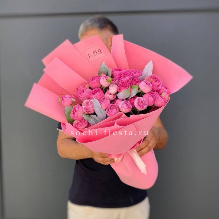 Пионовидные розы баблс №2 в Мурманске