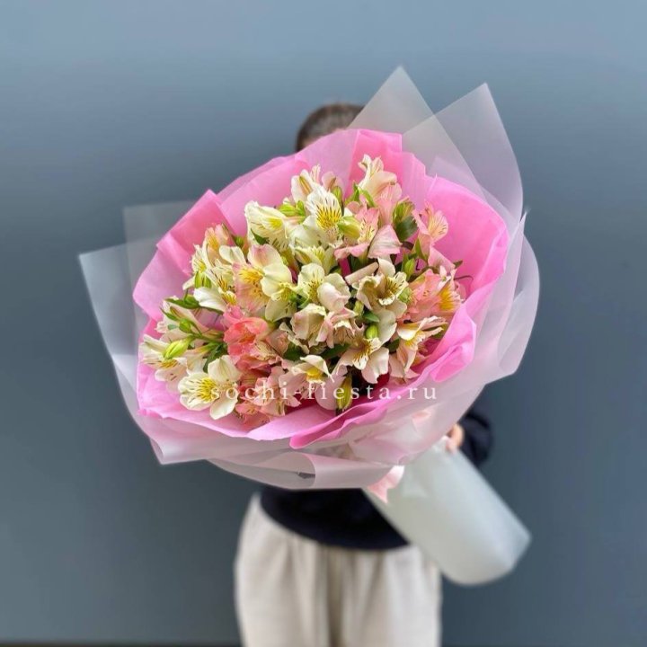 букет альстромерий "Черри" в Мурманске