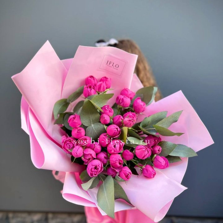 Пионовидные розы баблс в Мурманске