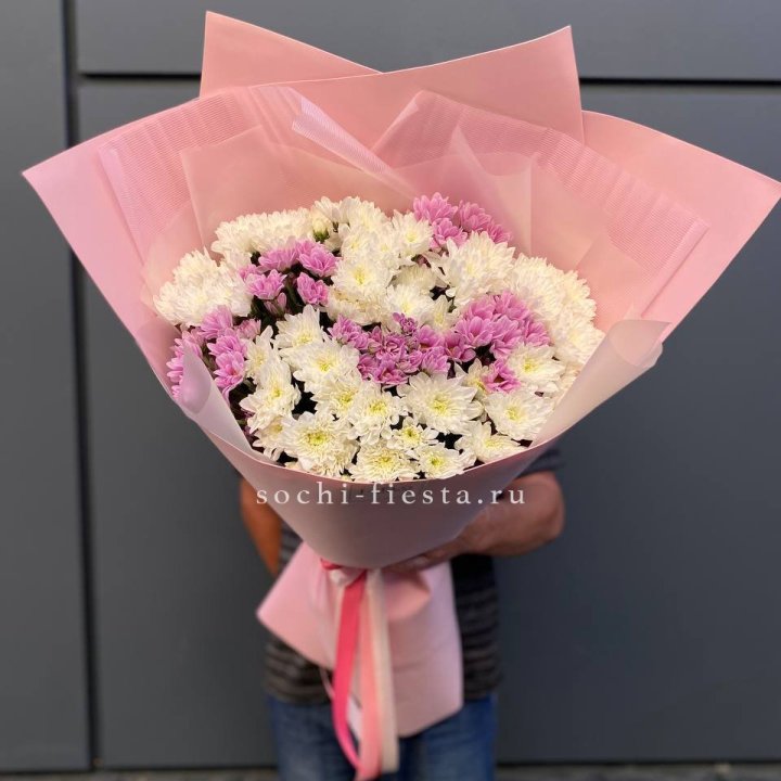  Букет хризантем- гигант  в Мурманске