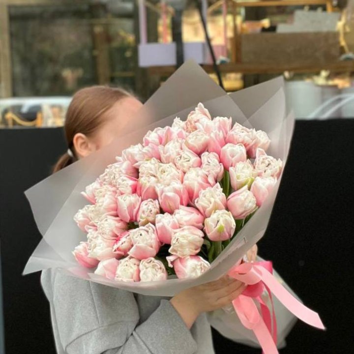 51 нежный тюльпан в Мурманске